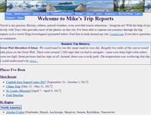 Tablet Screenshot of mikestripreports.com